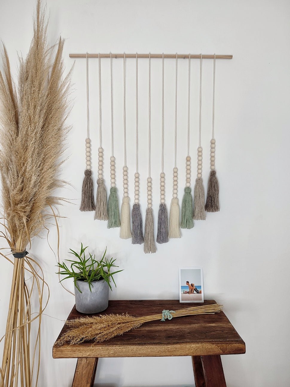 Borlas Arcoiris Pastel Decoración Boho - Pepita Topos
