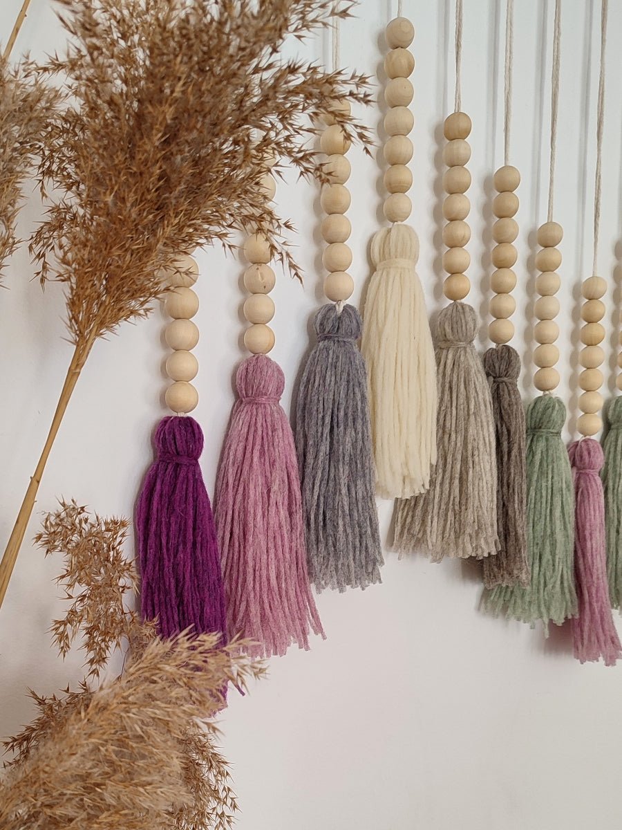 Decoración boho Borlas Lollipop - Pepita Topos