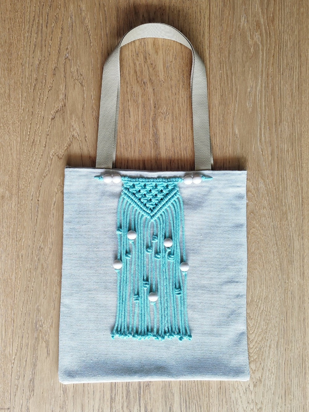 Tote bag color Mint - Pepita Topos