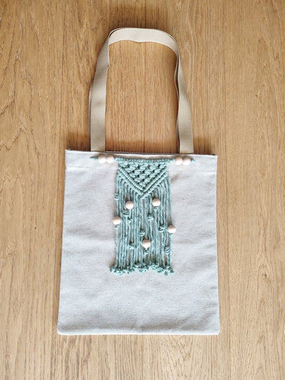 Tote bag verde agave - Pepita Topos