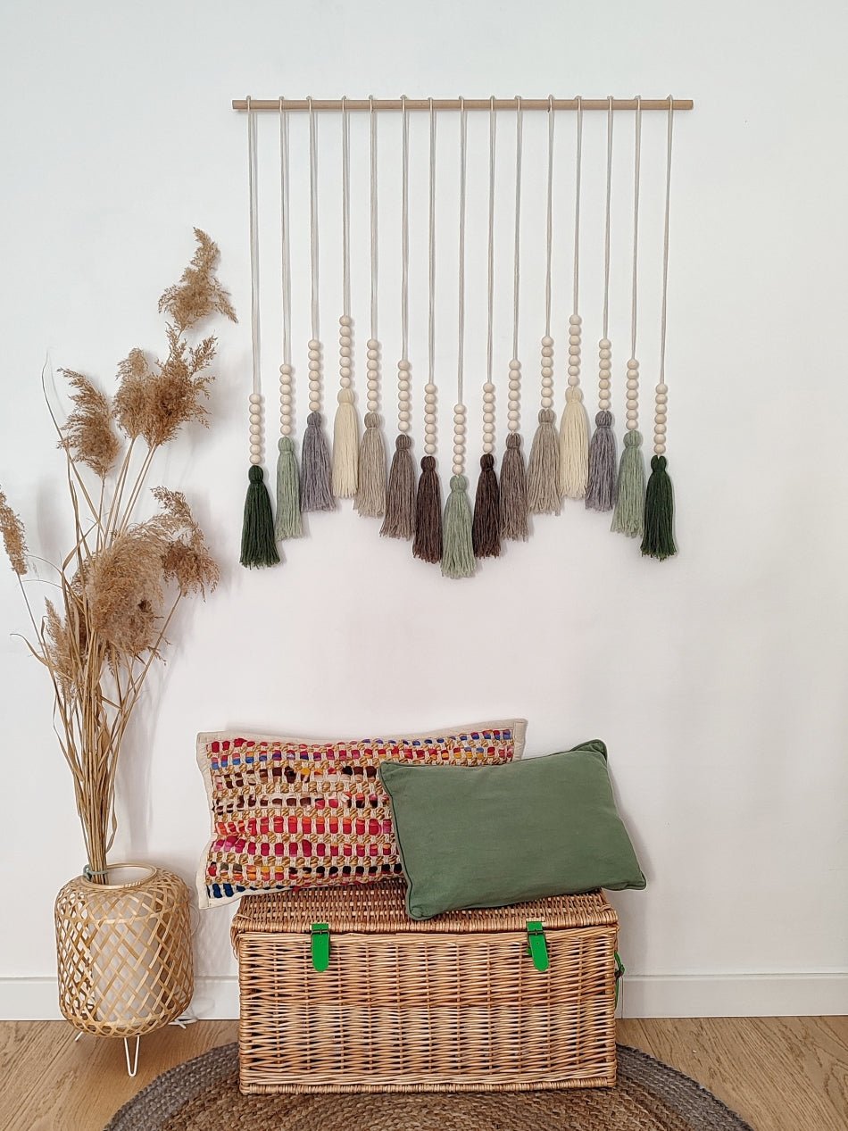 Decoración boho Borlas Candy - Pepita Topos